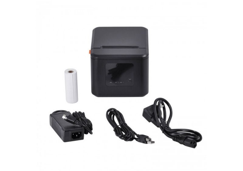 Фото Настольный чековый принтер MERTECH Q80 (Ethernet, RS232, USB) (black) 3