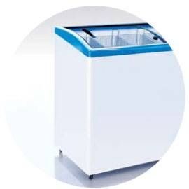 Фото Морозильный ларь ITALFROST (CRYSPI) CF200F красный (без корзин) — арт. ЛВН 200 П 3