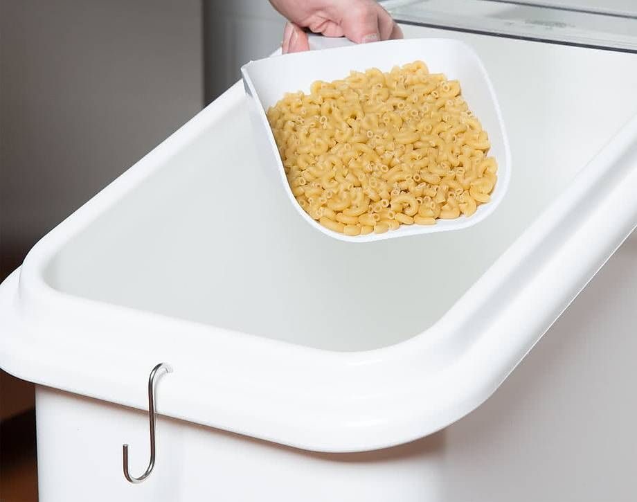 Фото Контейнер для сыпучих продуктов Cambro передвижной белый — арт. IBS20 148 5