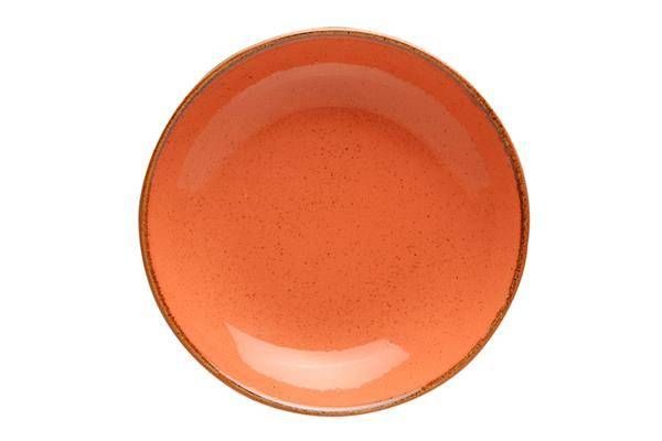 Тарелка глубокая Porland Orange 197630 оранжевый