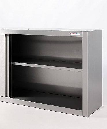 Фото Полка настенная закрытая RESTOINOX купе — арт. ПНК-8/4 4