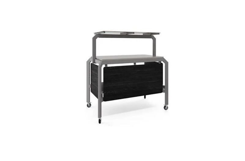 Модуль мобильн КОБОР AN120 aluminum/glazed/diamant