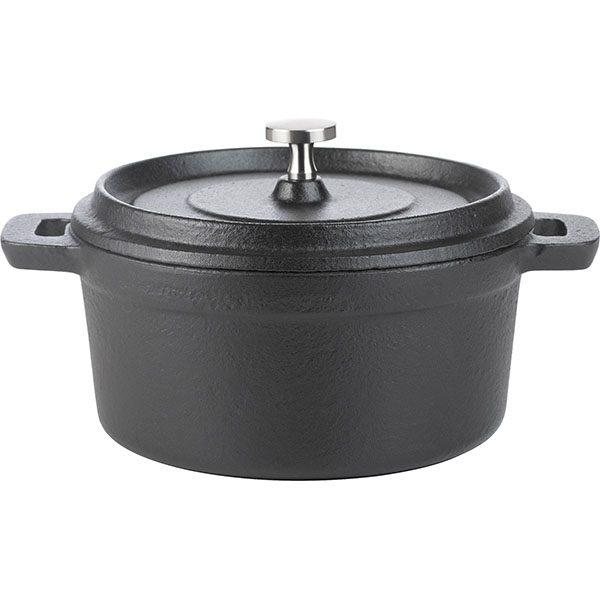Фото Кастрюля для запекания ProHotel Ember Cast Matt 15410-12B 0,55 л, черный артикул 3051926 2