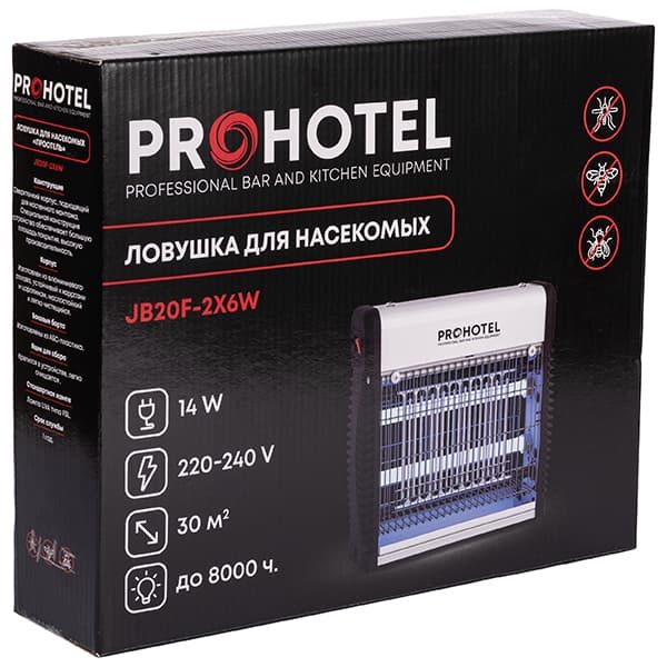 Фото Лампа инсектицидная ProHotel JB20F-2X6W 2