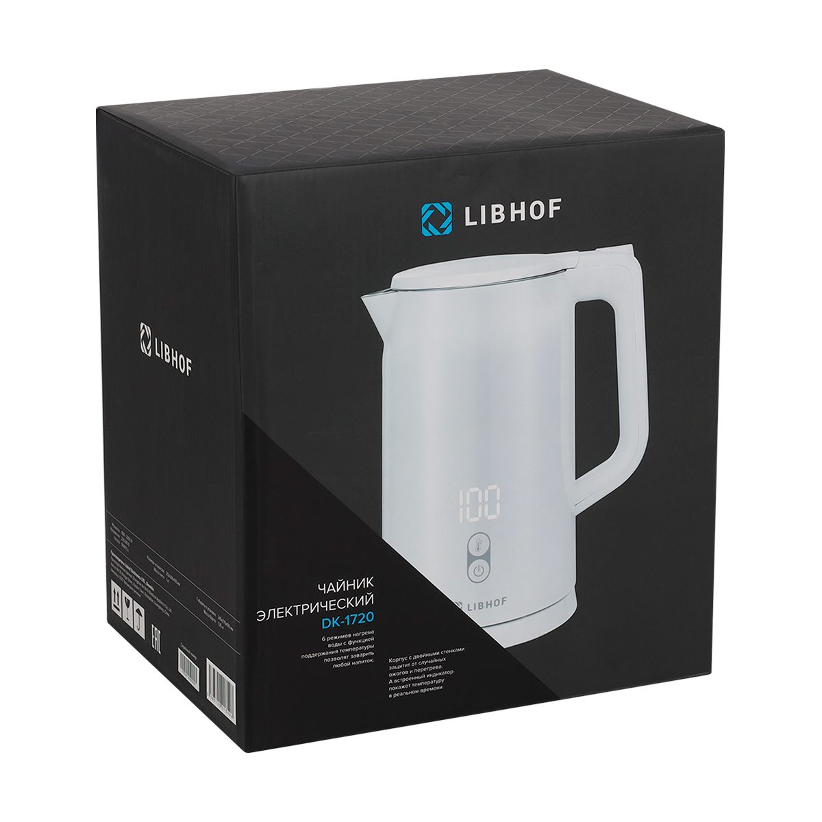 Фото Чайник электрический Libhof DK-1720W — арт. libdk1720w 8