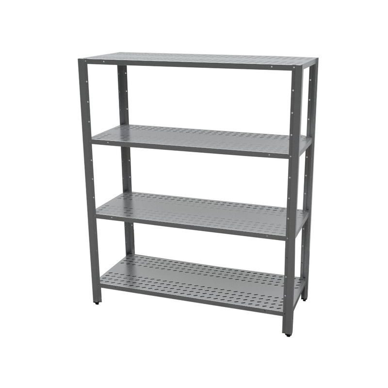 Стеллаж прямой перфорированный Gastrolux СР-105/4П