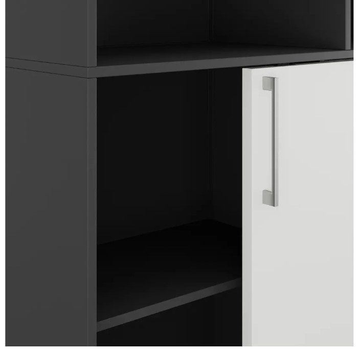 Фото Шкаф открытый КОБОР HK/2/1-120/40/M black/premium 2