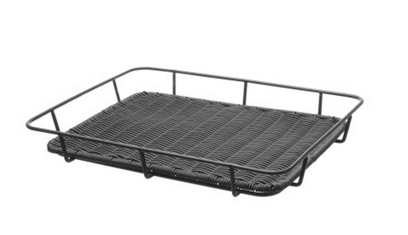 Корзина плетеная Hendi L 400 черная артикул 426555