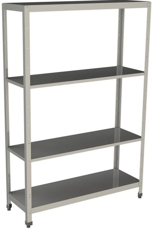 Стеллаж прямой сплошной RESTOINOX СТП-12/5-ЭК