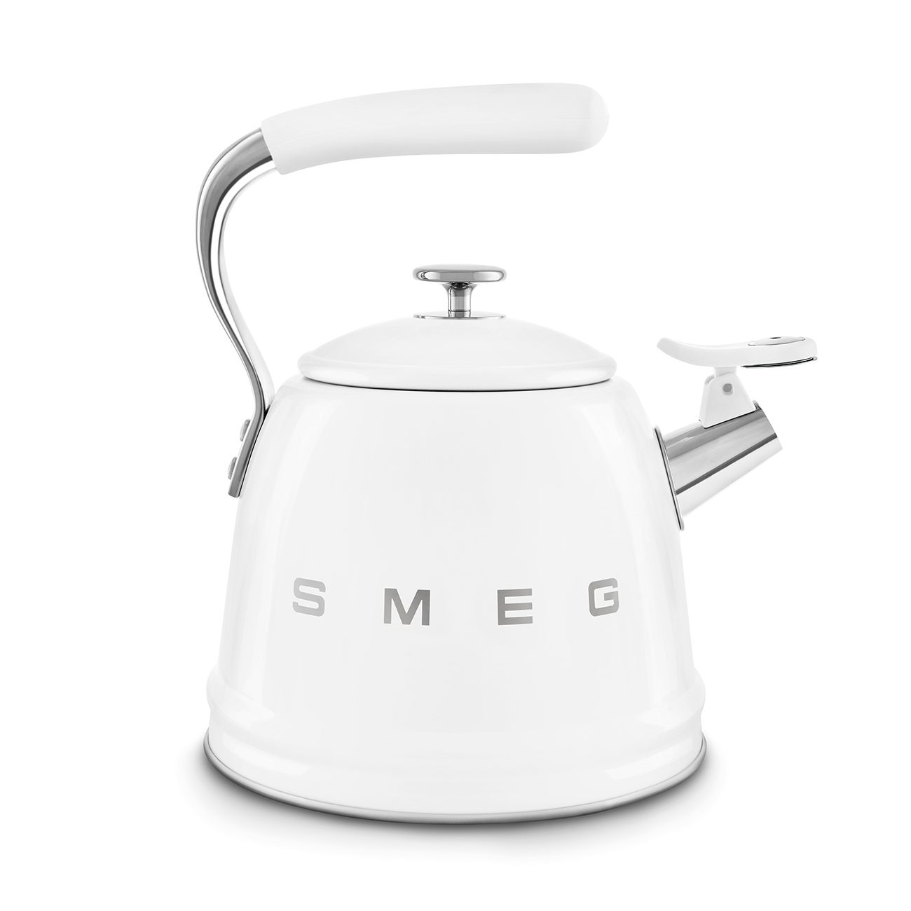 Фото Чайник наплитный SMEG со свистком — арт. CKLW2001WH 3
