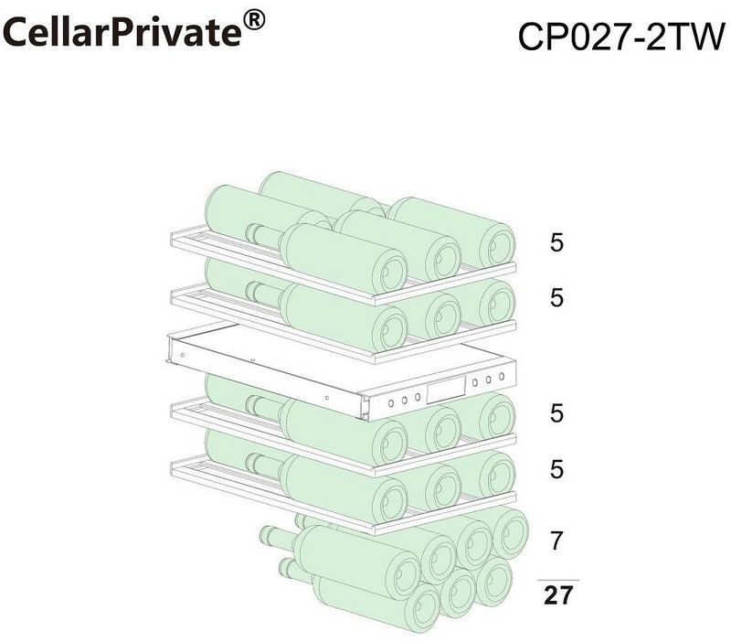Фото Шкаф винный Cellar Private — арт. CP027-2TW 14