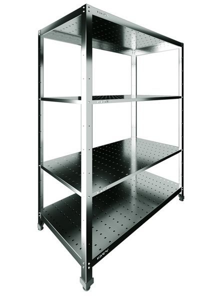 Стеллаж прямой перфорированный RESTOINOX СТПП-10/7
