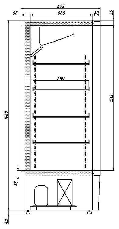 Фото Шкаф холодильный Ариада Рапсодия R1520M пропан 1