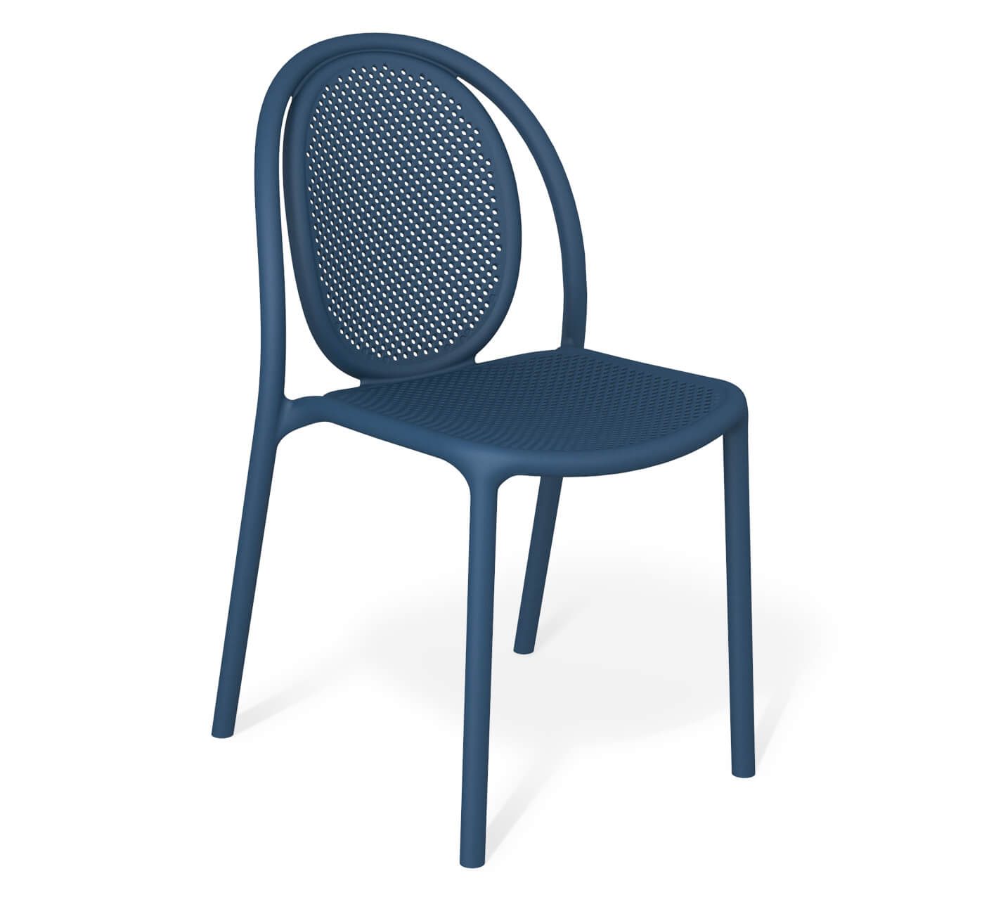 Стул Sheffilton SHT-S172 темно-синий