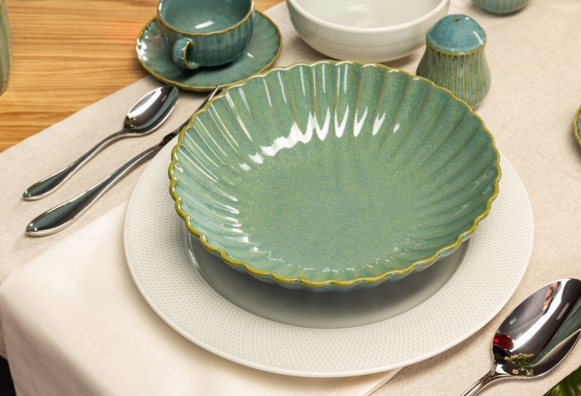 Фото Тарелка Corone Rosenthal D 230 мм голубая — арт. фк9902 9