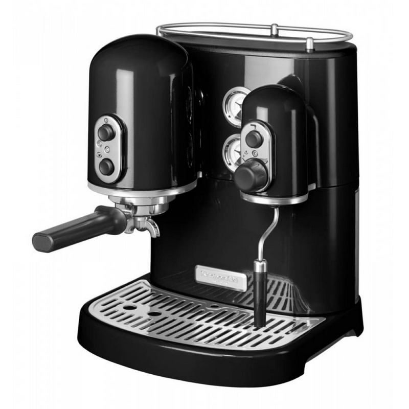 Фото Кофемашина рожковая KitchenAid Artisan 5KES2102EOB Espresso черная 1