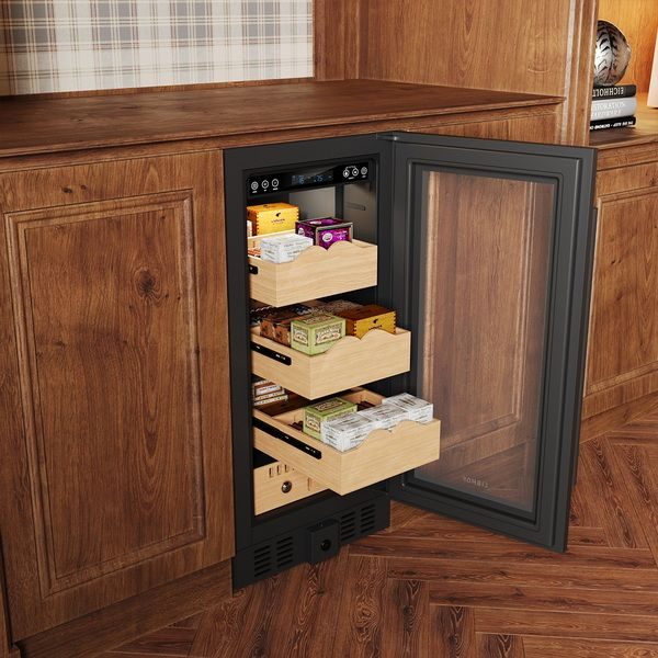 Фото Шкаф для сигар Libhof BR-300 Black — арт. libbr300b 3