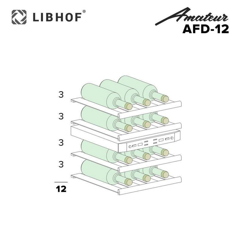 Фото Шкаф винный Libhof AFD-12 — арт. libafd12 10