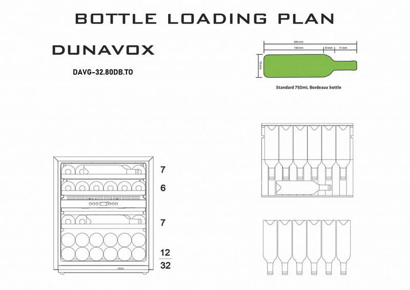 Фото Шкаф винный Dunavox DAVG-32.80DB.TO 1