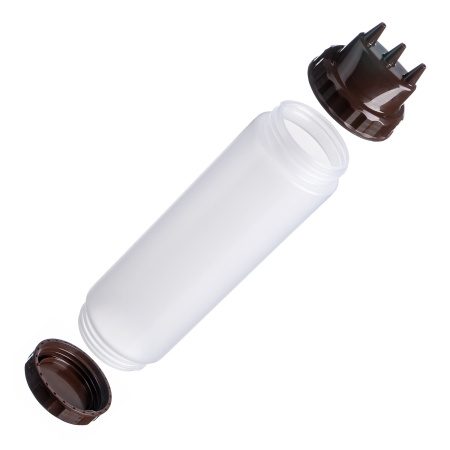 Фото Емкость для соуса Gastroplast 1000 мл, D 75 мм, H 290 мм, c 2 носика, прозрачная артикул 79682 1
