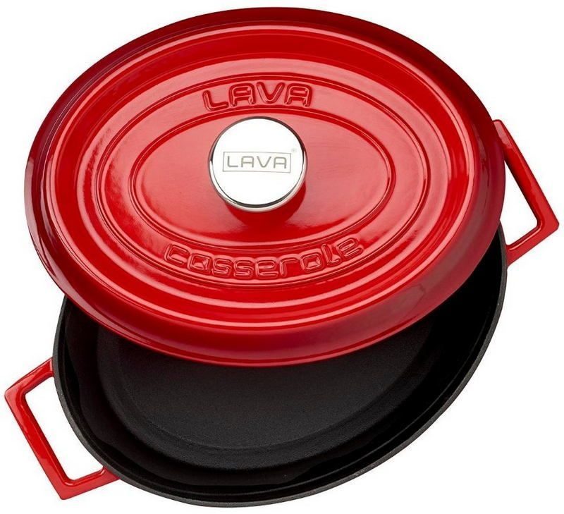 Фото Кастрюля LAVA TRENDY SERIES 4,67 л, L 360 мм, B 230 мм, H 120 мм красная — арт. LV O TC 29 K2 R 1