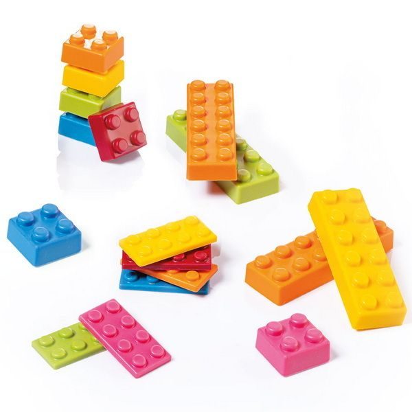 Фото Форма для конфет Martellato Chocobrick L 275 мм, B 175 мм, H 26 мм ячейка 25х25х18 — арт. MA1020 3