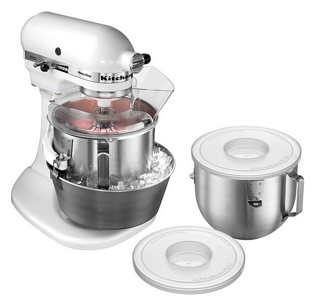 Фото Миксер планетарный настольный KitchenAid 5KPM5EWH белый 5