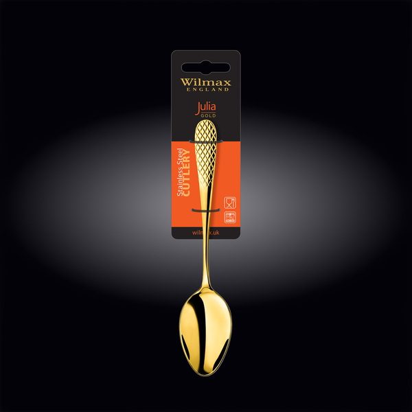 Фото Ложка столовая Wilmax Julia Gold L 210 мм — арт. WL‑999233/A 1