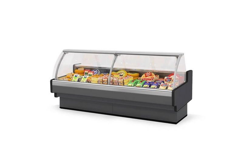 Витрина кондитерская с выносным AURORA Slim 375