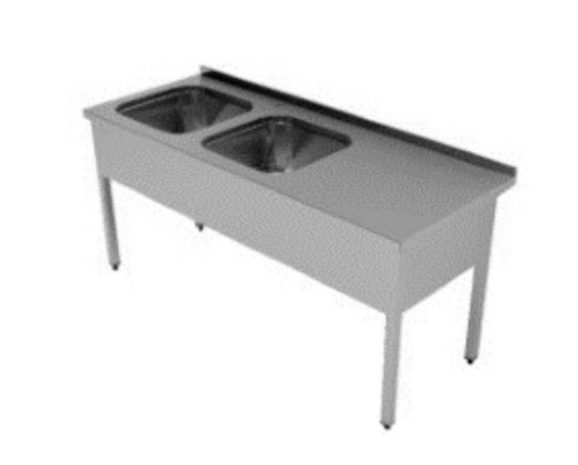 Ванна моечная с рабочей Gastrolux ВМ2-186/54Л/R