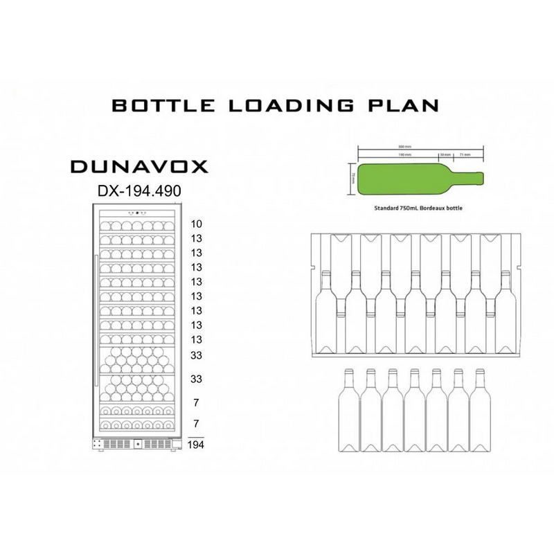Фото Шкаф винный Dunavox DX-194.490BK 4