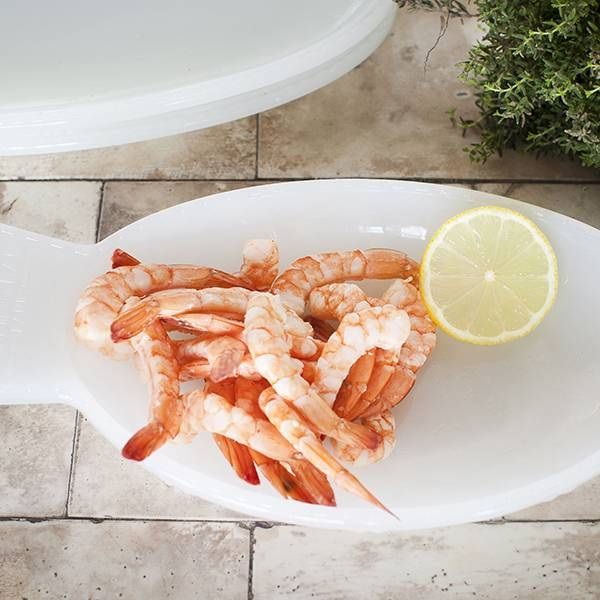 Фото Блюдо Serax Fish&Fish H47 мм, 260х140 мм стекло, цвет белый — арт. B0816754 1