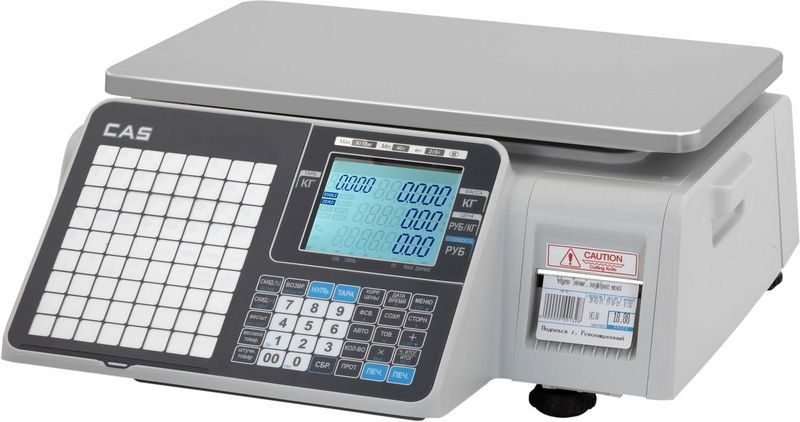 Весы торговые с печатью CAS CL3000J-30B TCP-IP