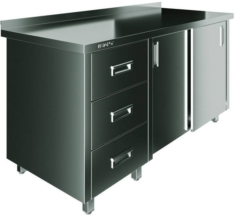 Стол-тумба закрытый RESTOINOX СПКЗЯ-15/7-БЛ