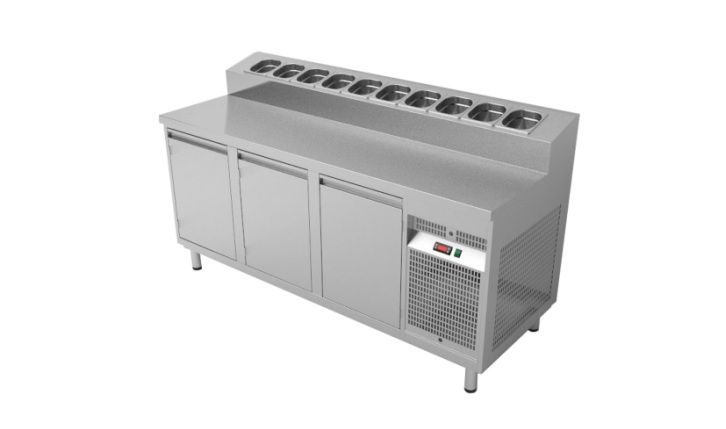 Стол для пиццы Gastrolux СОПБ3-186/3Д/Sр