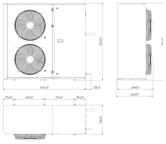 Фото Блок компрессорно-конденсаторный Intercold CCB335 ZBD57 1