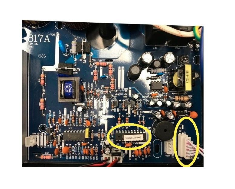 Плата генератора HURAKAN индукционной HKN-ICF35T
