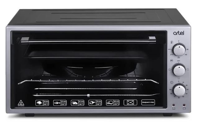 Фото Мини-печь ARTEL ECO серо-черный Luxstahl — арт. MD-4816 2