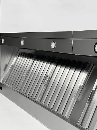 Фото Зонт вытяжной пристенный RESTOINOX с подсветкой — арт. ЗВПКП-29/08 3