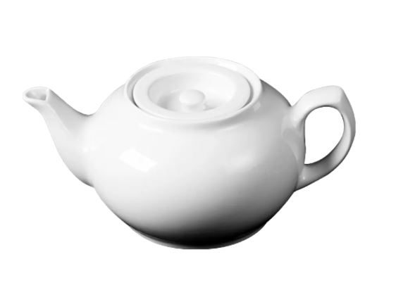Фото Чайник заварочный Cameo Imperial White 600 мл, D 130 мм, H 75 мм — арт. 210-25PL 1