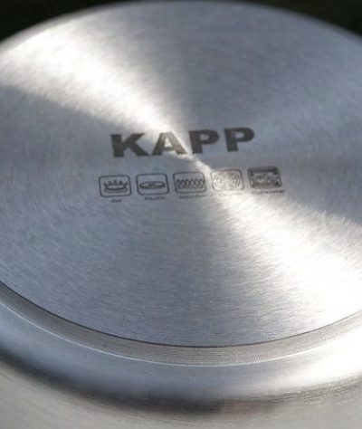 Фото Кастрюля KAPP 10,5 л, D 240 мм, H 240 мм с крышкой артикул 30142424 2