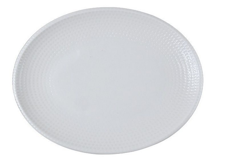 Блюдо Bonna White Pure Dot мм артикул S-PRDMOV31OV