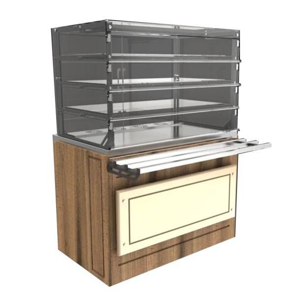 Витрина холодильная Провиантъ LKC Steel 805