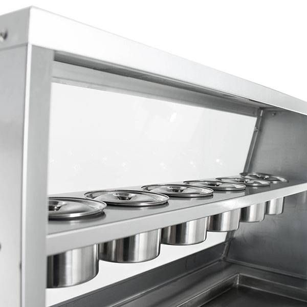 Фото Фризер для жареного мороженого Foodatlas KCB-1F (контейнеры, стол для топпингов) — арт. УТ000009218 8