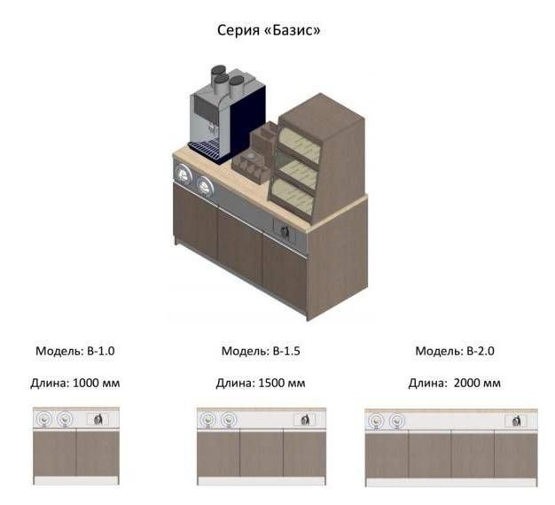 Кофе-модуль барный АЗС-торговые решения B-1.5