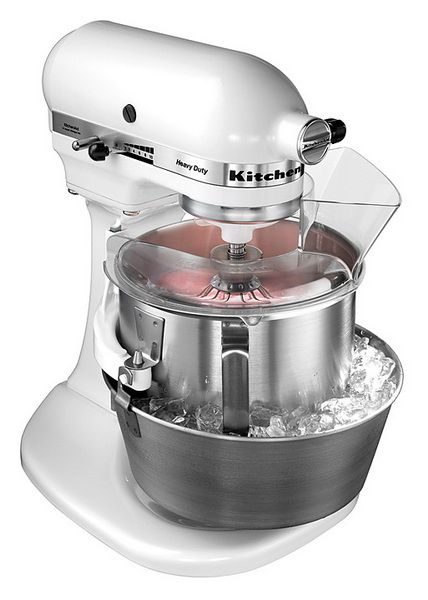 Фото Миксер планетарный настольный KitchenAid 5KPM5EWH белый 4