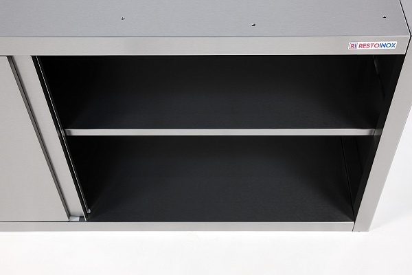 Фото Полка настенная закрытая RESTOINOX купе — арт. ПНК-8/4 5