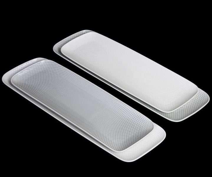 Фото Блюдо Corone Rosenthal L 360 мм, B 110 мм белое — арт. фк9960 14