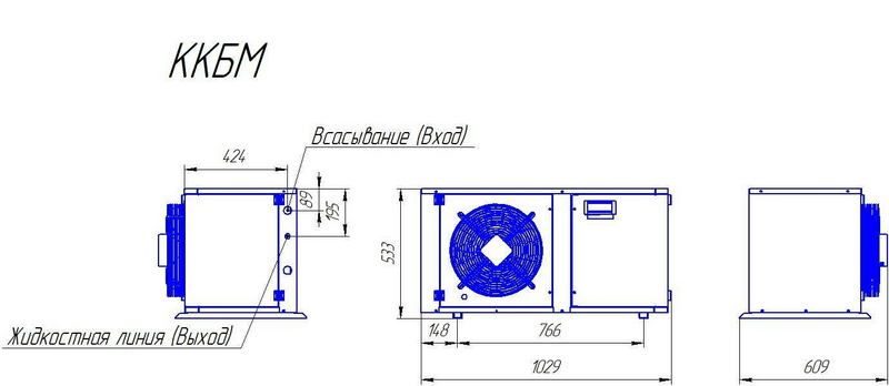 Фото Блок компрессорно-конденсаторный Intercold ККБМ-TAG2516 5