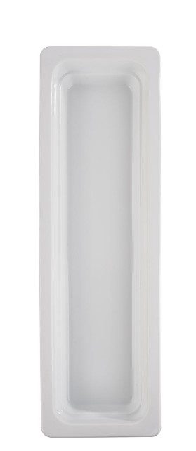 Фото Гастроемкость APS GN 2/4-60 фарфор, белая 3 л артикул 82301 1